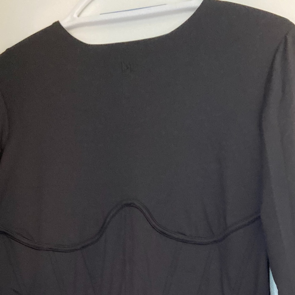 NWT Meshki Basics Corseted Long Sleeve Mini Dress